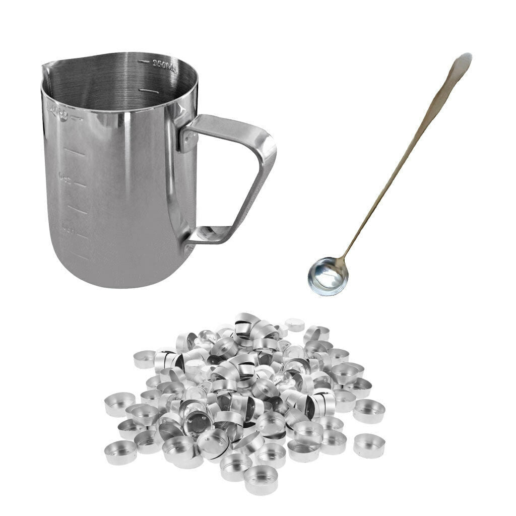 Candle Making Pitcher Stainless Steel (550 ml) Wax Melting Pouring Pot with
