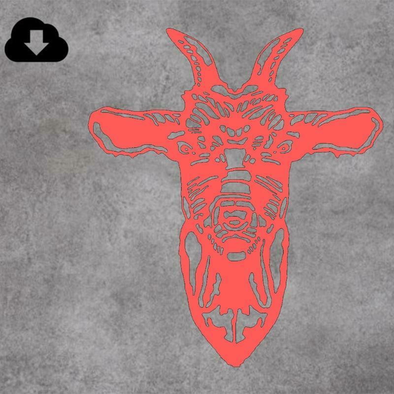 Bull Head Metal Cutting Dies Stencil DIY Scrapbooking Album Paper Card Template