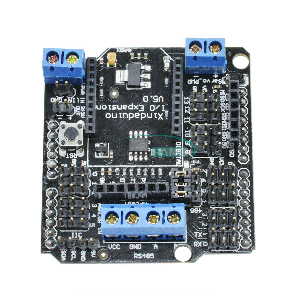 V5.0 Xbee/Bluetooth/SRS485 RS485/APC220 I/O Sensor Expansion Shield Arduino