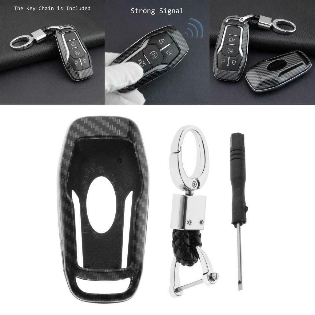 Strong Signal ABS Fiber Car Key Cover Well Protction Fit for Lincoln Style02