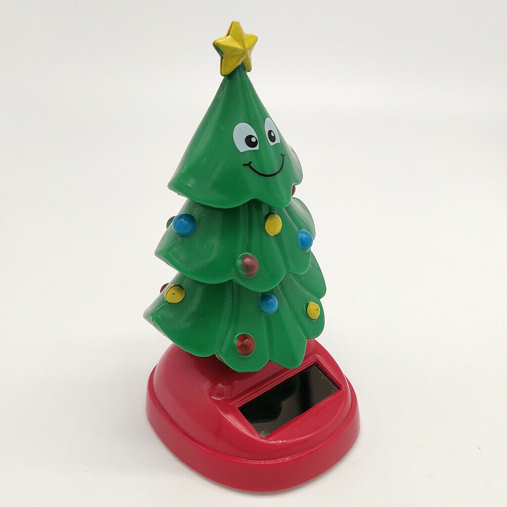 Solar Powered Dancing Shake Head Christmas Tree  Children's Toys