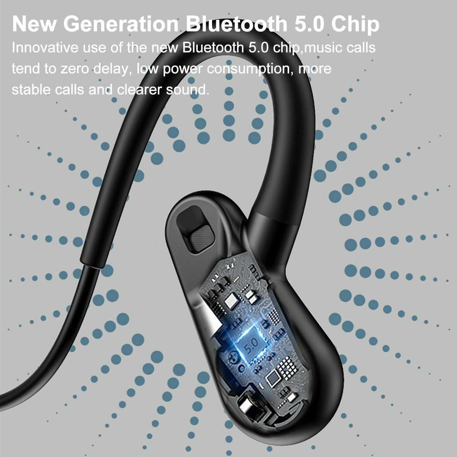 Bone Induction Bone Conduction Headset Memory Earphones Headphone Waterproof