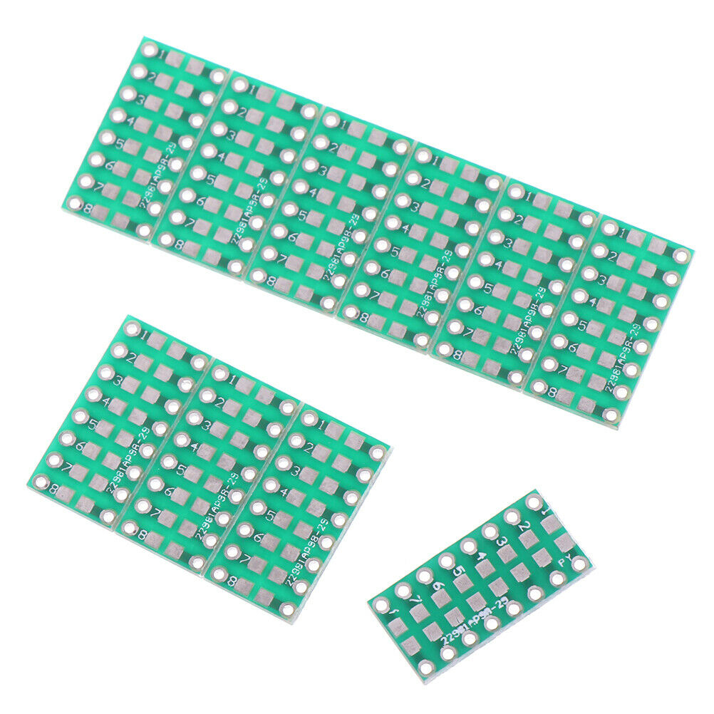 10Pcs SMD/SMT components 0805 0603 0402 to DIP adapter PCB board converter DD