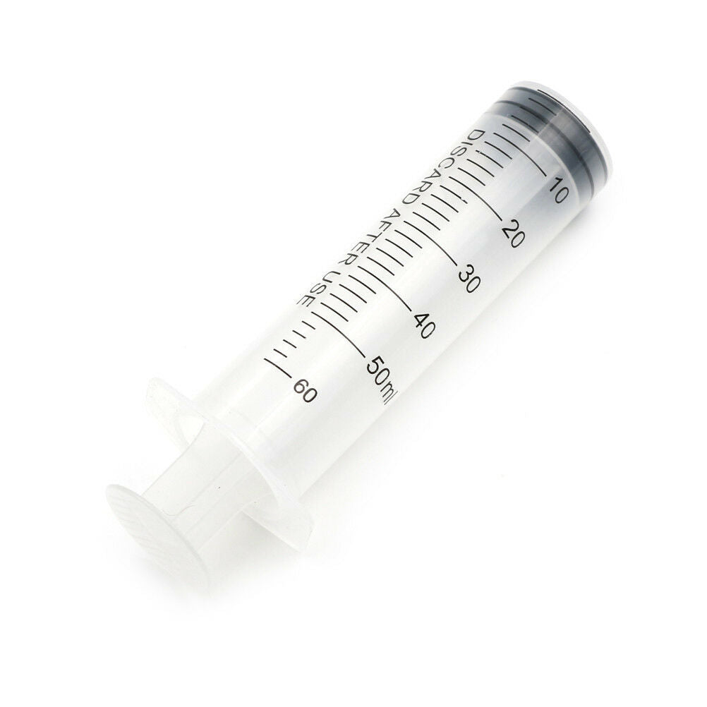 50ML Plastic Syringe Measuring Nutrient Sterile Reusable Lab KitchenBDoo.l8