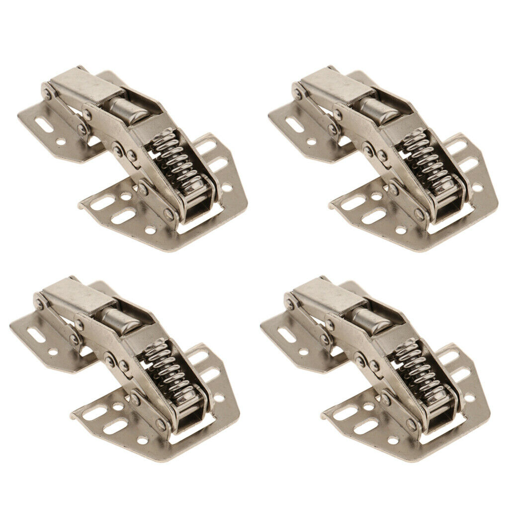 4 Pieces Stainless Steel RV Motorhome Marine Flush Gate Cabinet Door Hinge