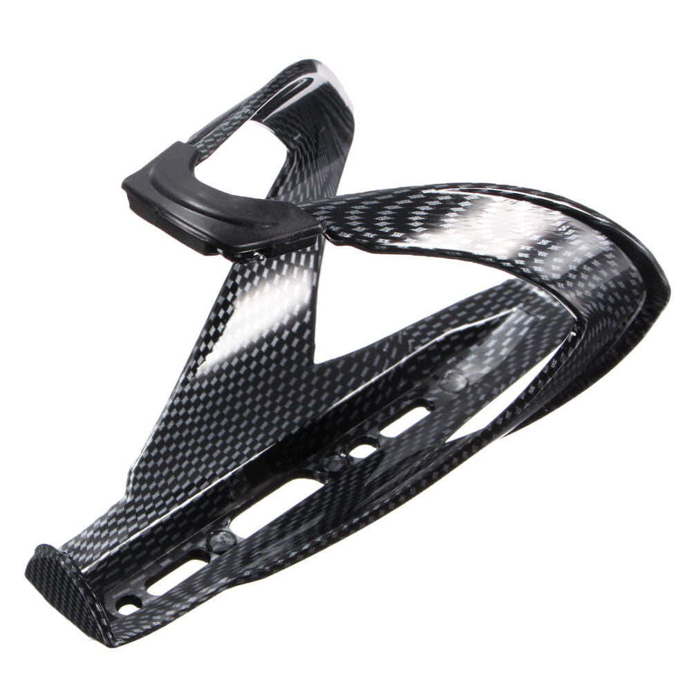 Carbon Fiber Pattern Water Drink Bottle Rack Holder Bracket Cage for MTB Bike