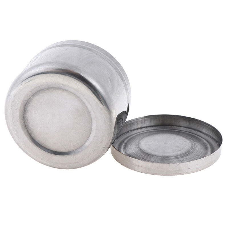 Stainless Steel Medical Dental Cotton Tank Alcohol Disinfection Jar Container SJ