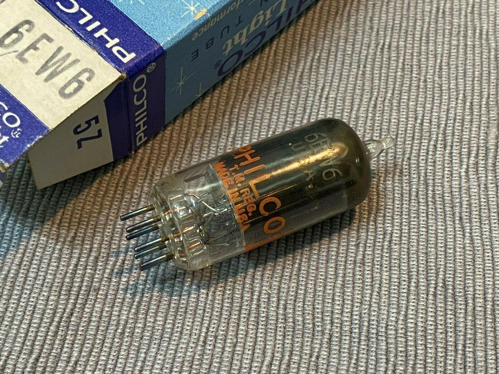1PCS - PHILCO 6EW6 Vacuum Tube -  NOS NIB