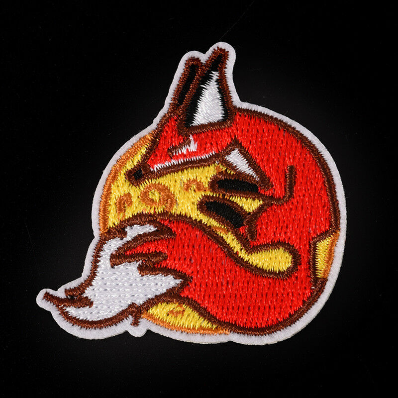 fox iron on patch embroidered applique sewing clothes stickers garment app.l8