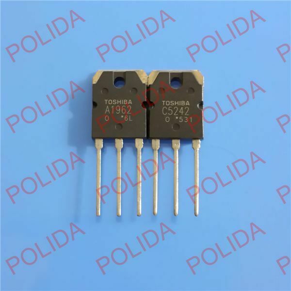10pairs or 20PCS Transistor TOSHIBA TO-3P 2SA1962/2SC5242 A1962/C5242