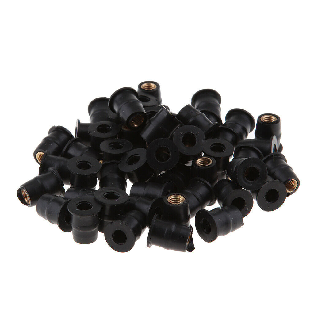 Plastic Motorbike ATV Windscreen Fairing Well Nuts Nut Fixing Assy Universal