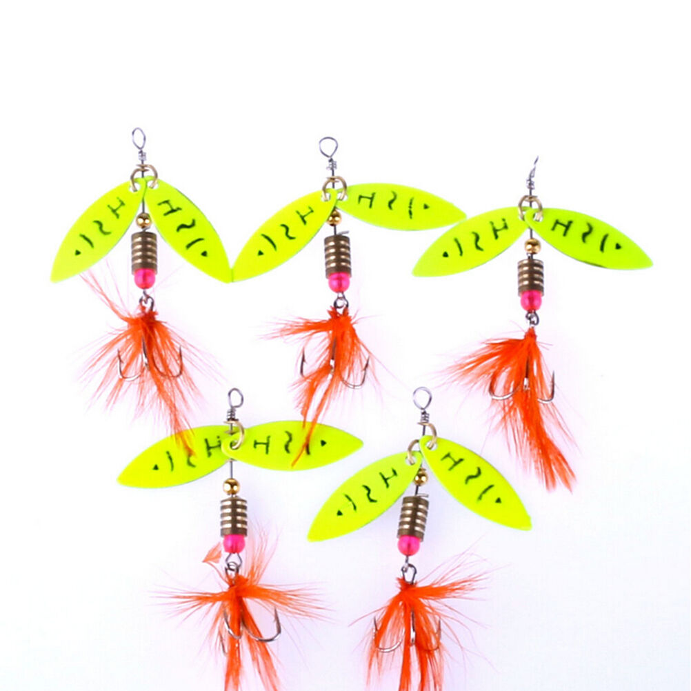 Spinner FishingLure MetalSpoon Lures hard bait fishing tackle Atificial 4.l8