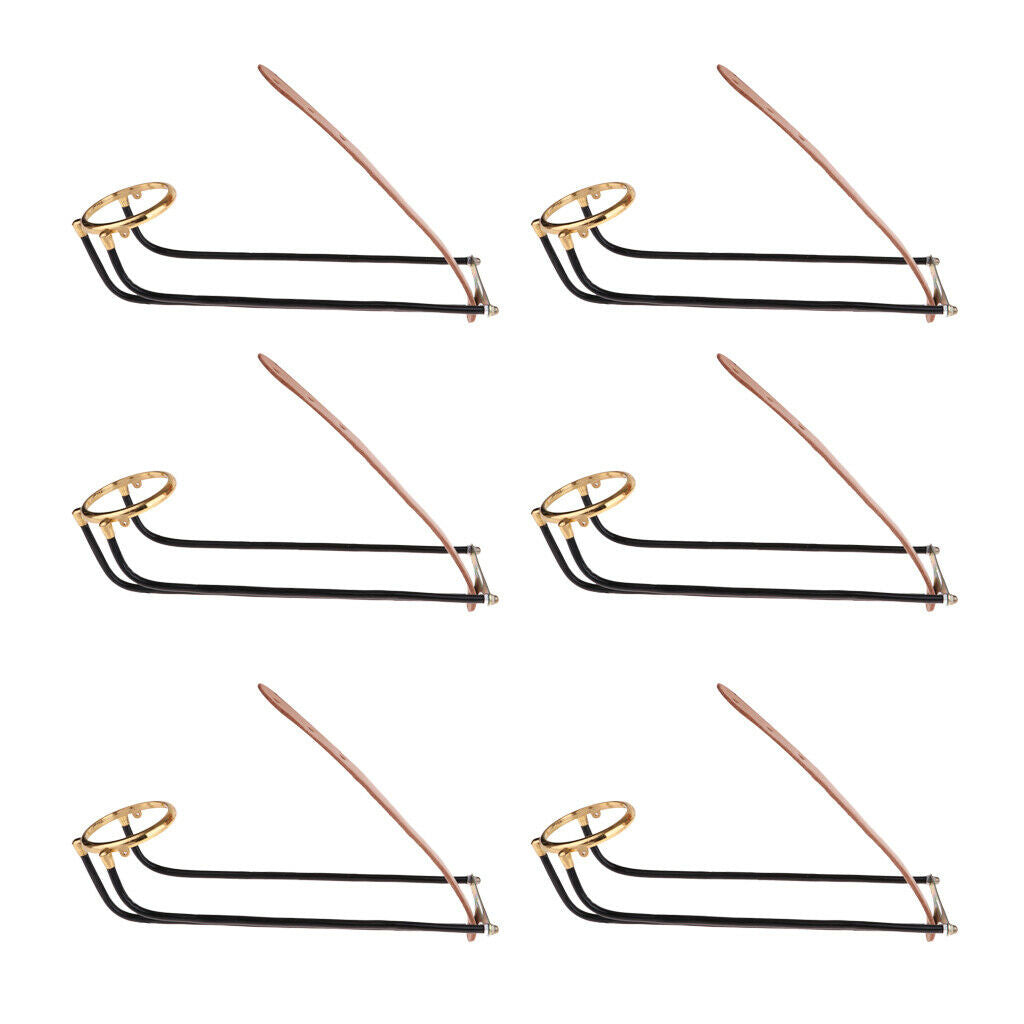 6pcs Snooker Rail Pocket Pool Billiard Pool Table Rails Pockets Accessory
