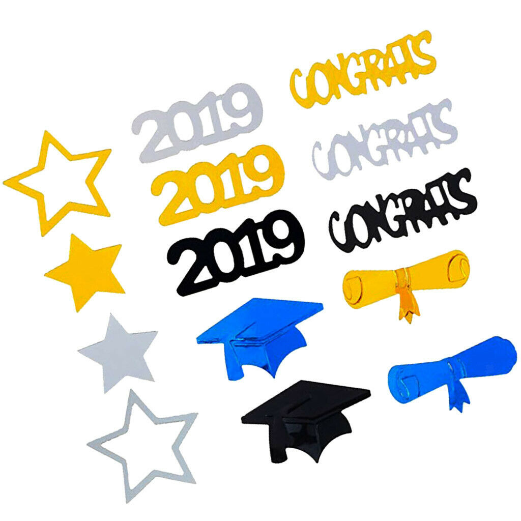 2019 Graduation Confetti, Graduation Party Supplies, 100 Grams/ 3.5 Ounce