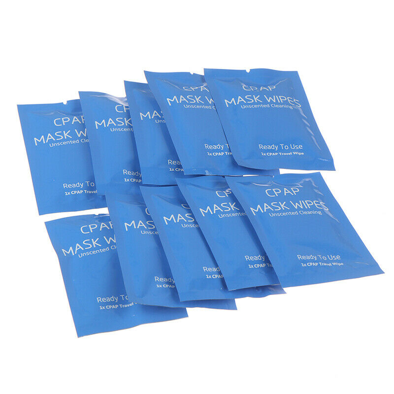 10Pcs/set CPAP Travel Cleaning Wipes Cleaner Unscented Sterile WipDD