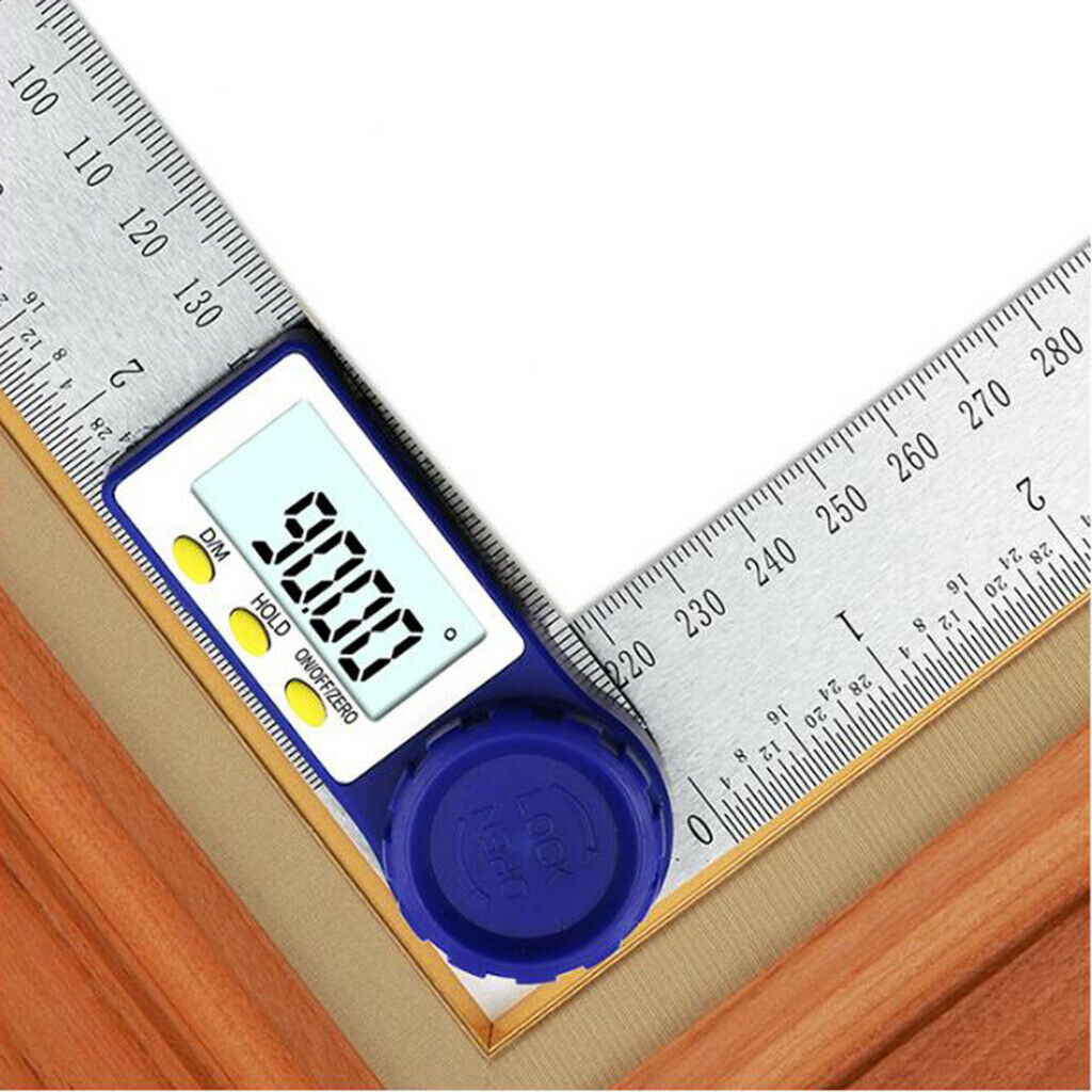 360° Digital Angle Finder Electronic Digital Protractor 217mm Stainless Steel