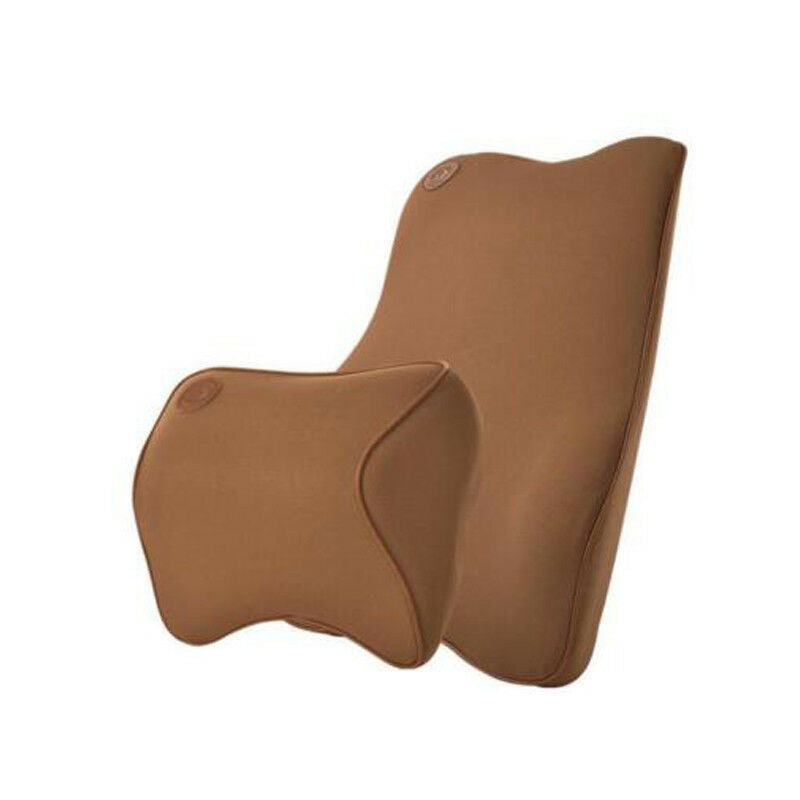 Memory Foam Pillow Neck Headrest Back Lumber Support Car Travel Soft Cushion