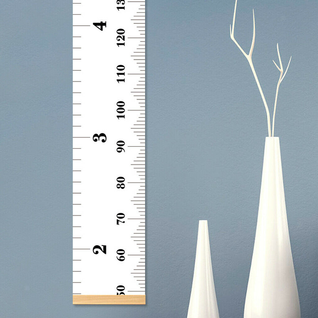 Wood Frame Hanging Baby Growth Chart Ruler for Kids Chart Baby Room Decor