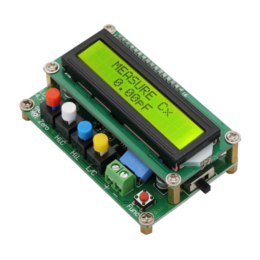 Digital LCD Capacitance Meter Inductance TESTER LC Meter 1pF-100mF 1uH-100H