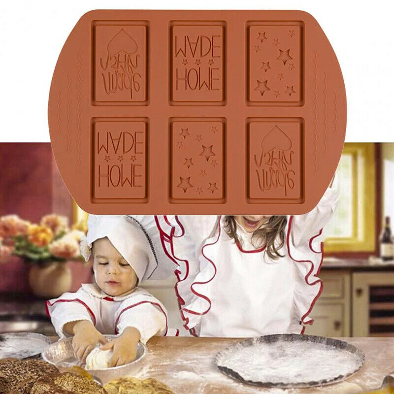 Silicone Chocolate Baking Mold Creative Handmade Multi-Pattern Kitchen Bi.l8