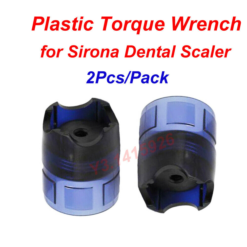 2Pcs Plastic Torque Wrench For Dental Scaler Tips Scaling Tip Fit Sirona Scaler