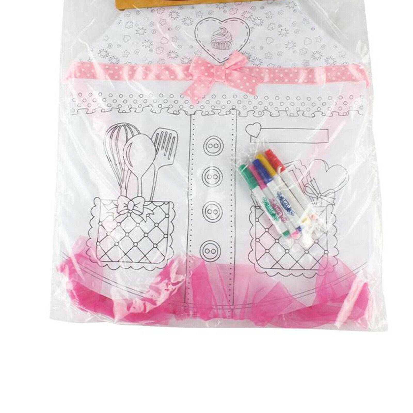 Kids Cooking Baking Set Kitchen Deluxe Chef Apron Costume Pretend Role Play