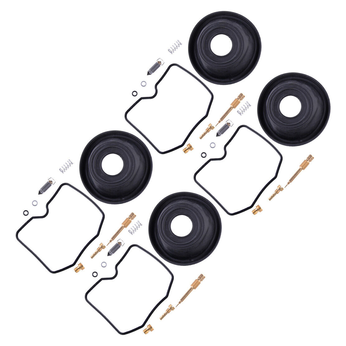 4x Carburetor Rebuild Kit Fit For Kawasaki Vulcan 500 EN500C LTD 1996-2009 New