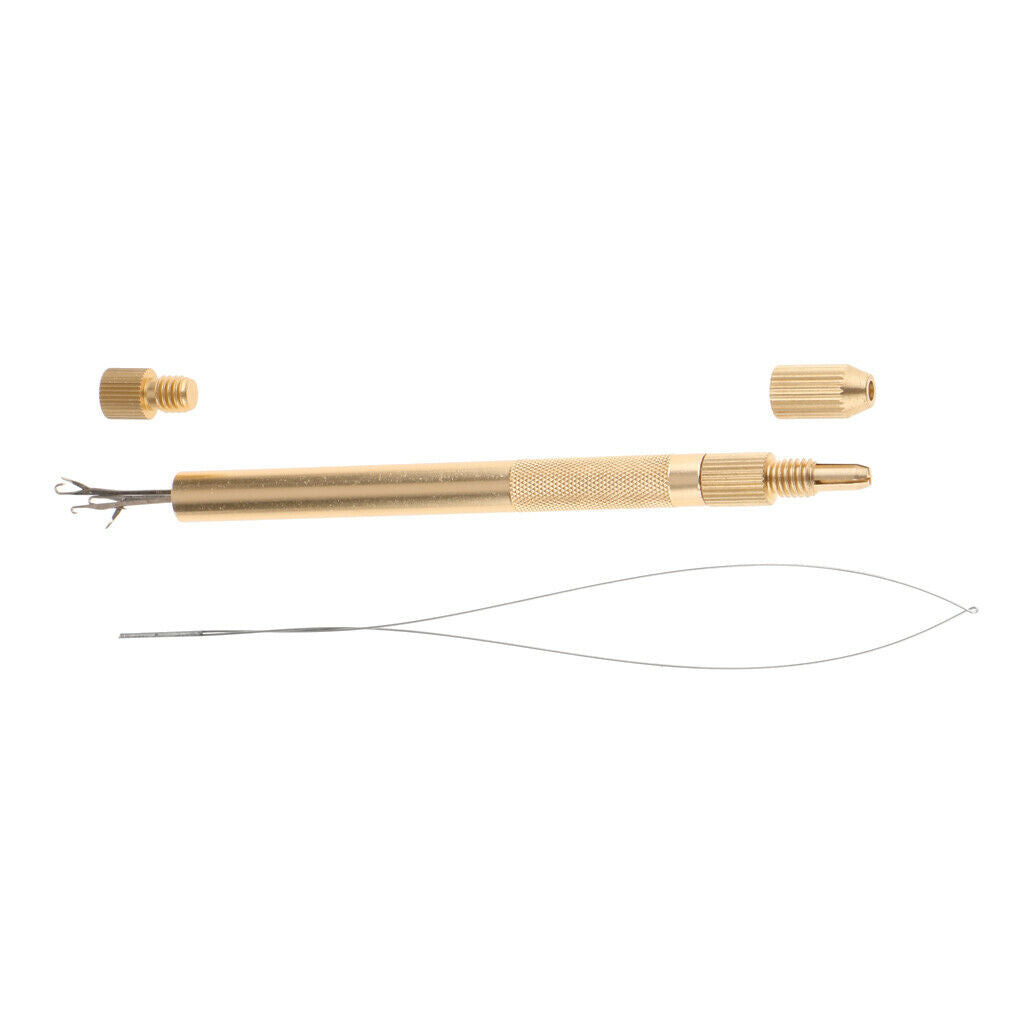 Ventilating Latch Pulling Loop Hooking Needles And Holder Kit Latch Hook Needle
