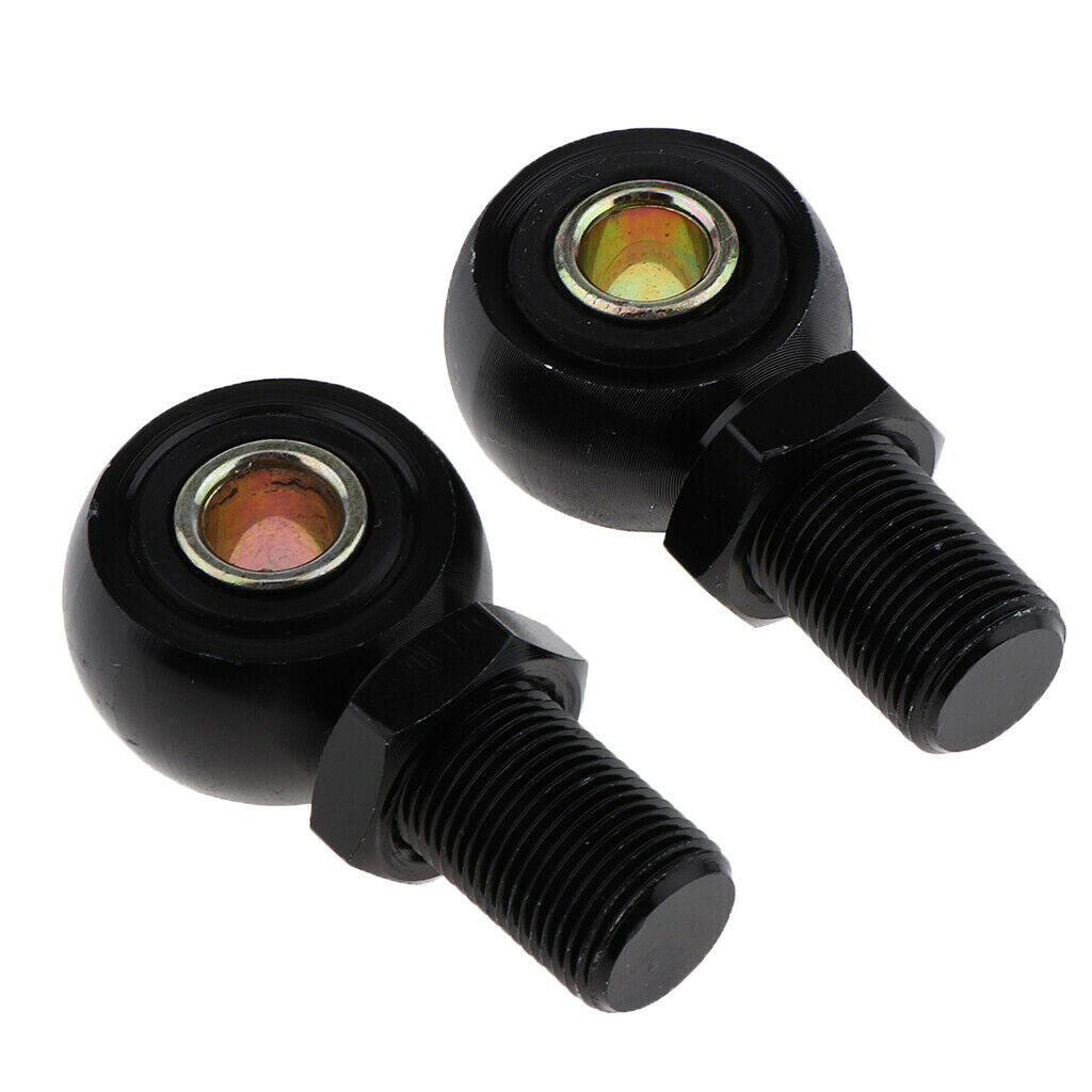 One Pair Eye Adapter Eye End For Motorcycle Scooter Shock Absorber Black