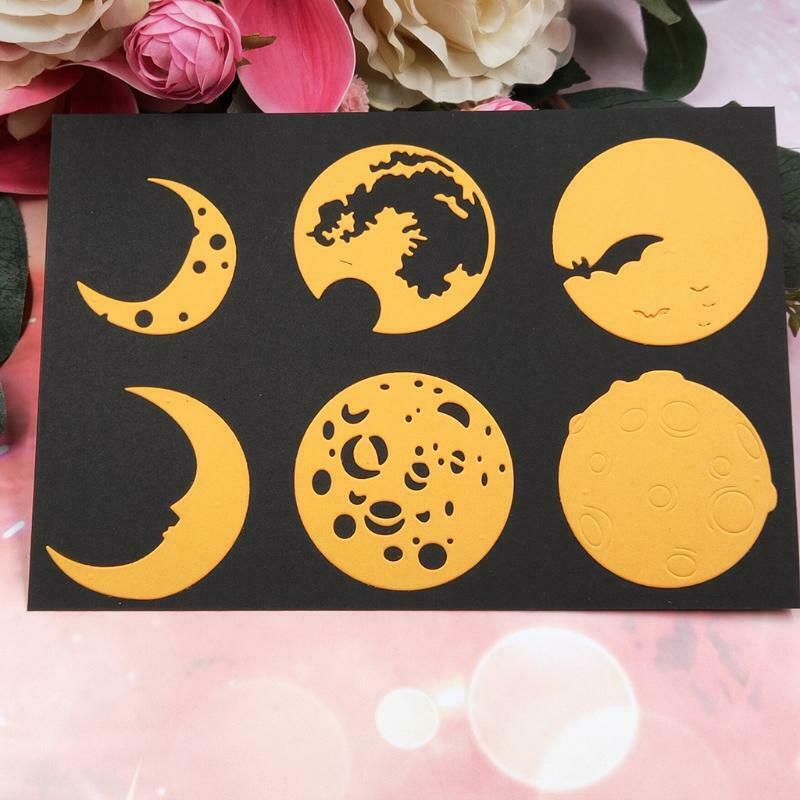 Sun Moon Metal Cutting Dies Stencil Scrapbooking DIY Album Stamp Paper Embossing