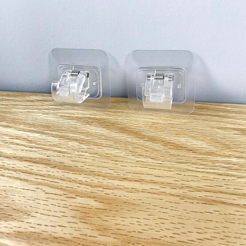 New Powerful Curtain Rod Hanging Clip Hook Shower Curtain Hanging Clip