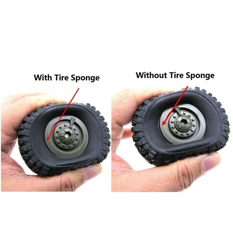 4Pcs Tire Soft Sponge Foam for MN D90 D99 MN99S WPL C14 C24 C34 B16 B36 B14 B2E1