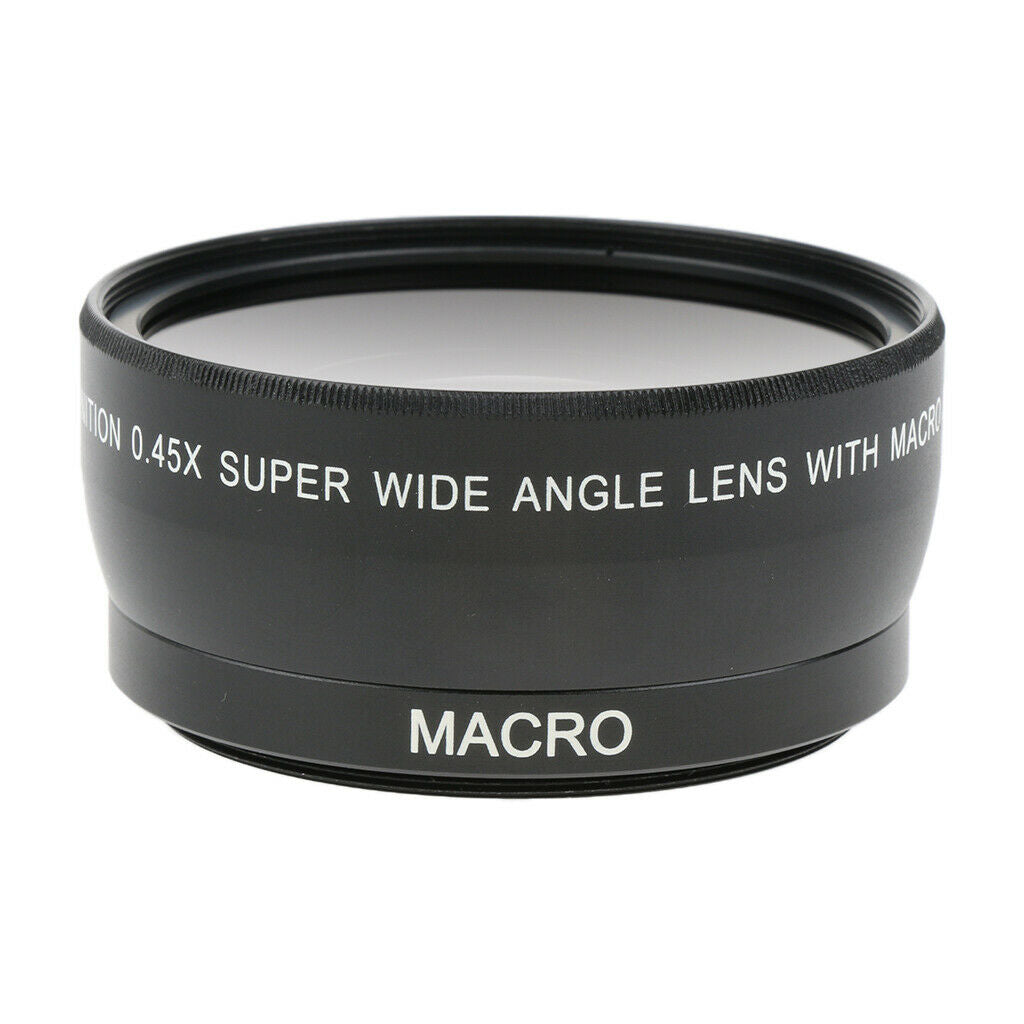 55mm 0.45x Wide Angle Lens with Macro for Canon   Sony Digital Cameras