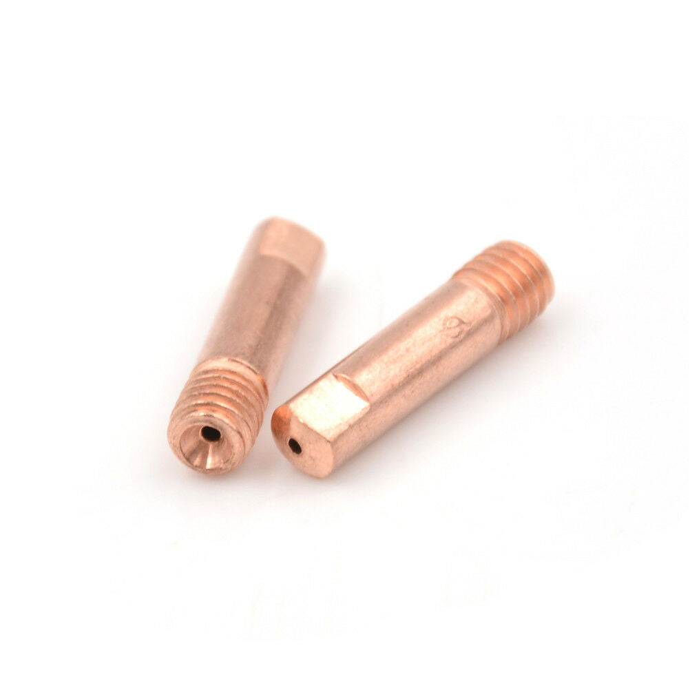 10x 1.2-15AK MIG/MAG M6 Weld Torch Welder Contact Tips Holder Gas Nozzle .l8