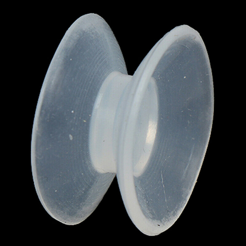 10x Double Sided Suction Cup Sucker Pad for Glass Plastic Clear Sucker Hol.l8