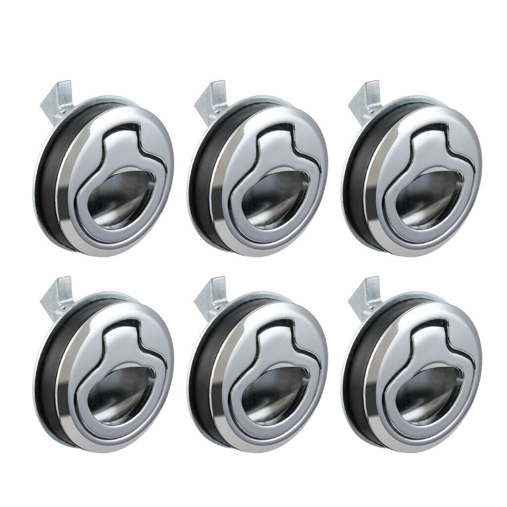 6 Pieces Cabinet Cupboard Door Security Campervan Wardrobe Lock Replacement