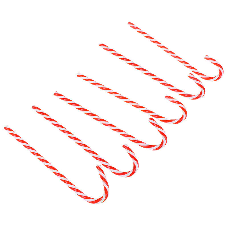 6Pcs Xmas Tree Candy Cane Hanging Ornament Decoration Christmas Party Deco.l8