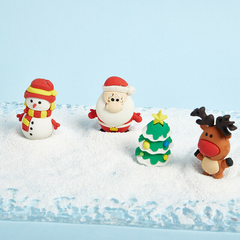 Christmas Child's Gifts Santa Claus Shape Eraser Cartoon Shape Eraser Station JD