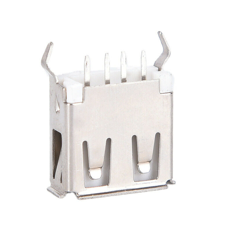 Single Port USB 2.0 Female Type A 4-Pin DIP 180 Degree Jack Socket PT%xY1
