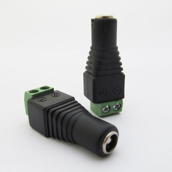 50pcs 5.5x2.5mm CCTV DC Power Female Jack Connector new