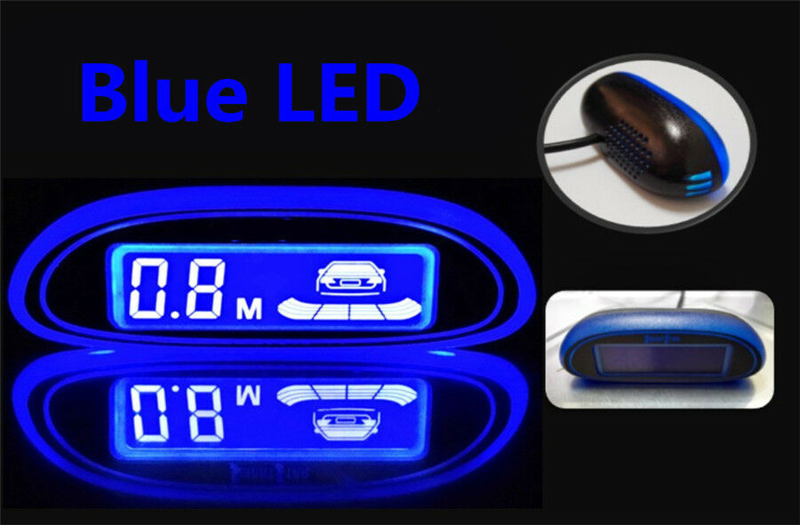 LED Display Human Voice Backup Radar Parking Sensor Monitor System Buzzer Alarm