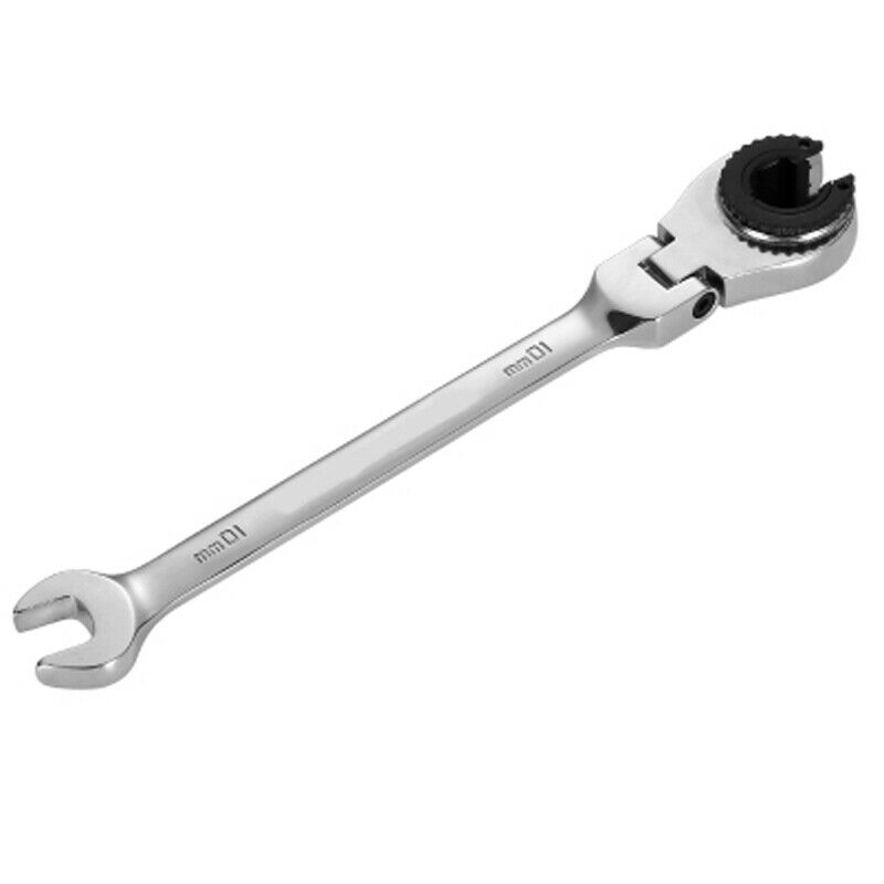 6x Gear Wrench Hand Spanner Movable Combination Ratcheting Repair Tool Polished