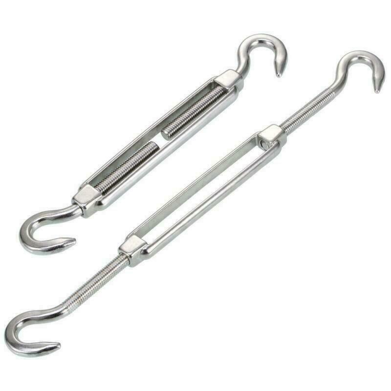 Mounting Stainless Sun Sail Accessory Hardware Screw Kit + 8x Steel ZM Shade 16X