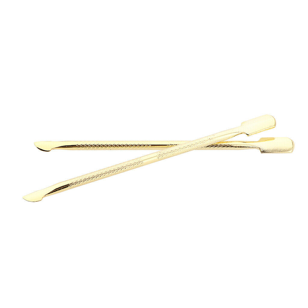 Pack of 2 Cuticle Pusher Remover Nail Died Skin Hard-skin Cleaning Cleaner for