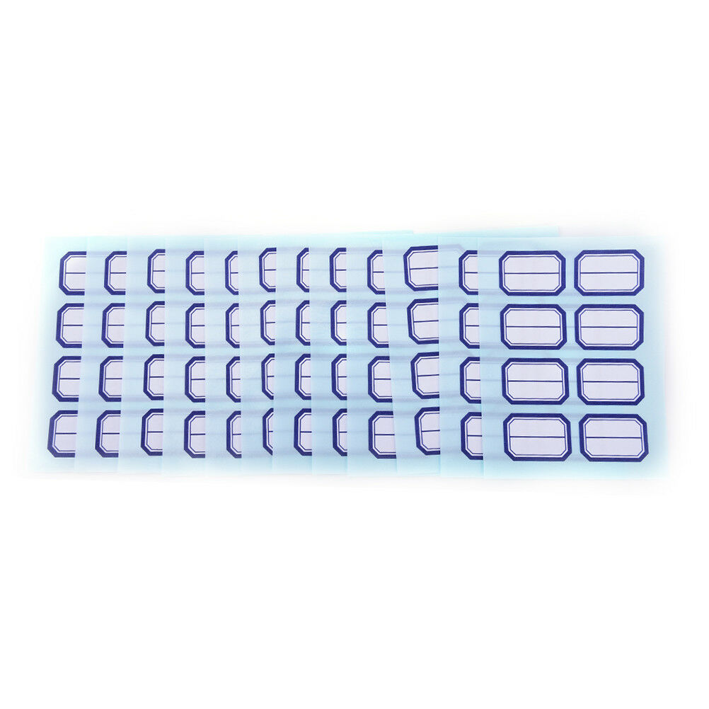 12X Self Adhesive Sticky White Label Writable Name Stickers Blank Note Labels Tt