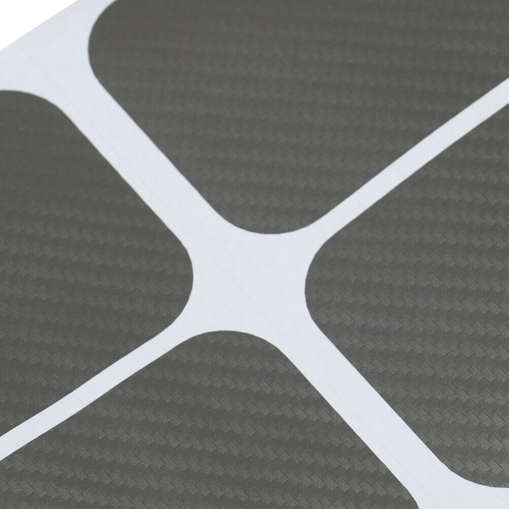 4Pcs Gray color car door sill scuff  pedal protect carbon fiber st.l8