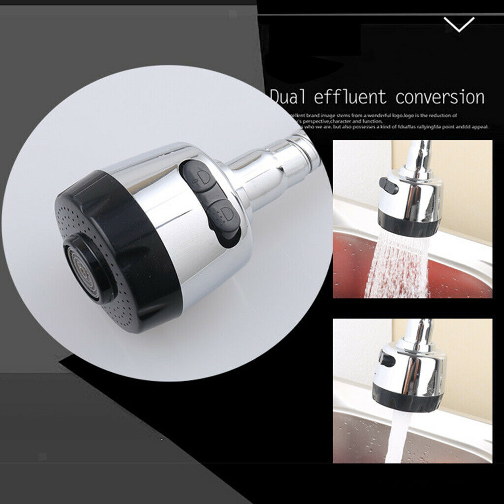 304 Stainless Steel Kitchen Water Faucet Nozzle Sprayer Aerator Pipe Fitting
