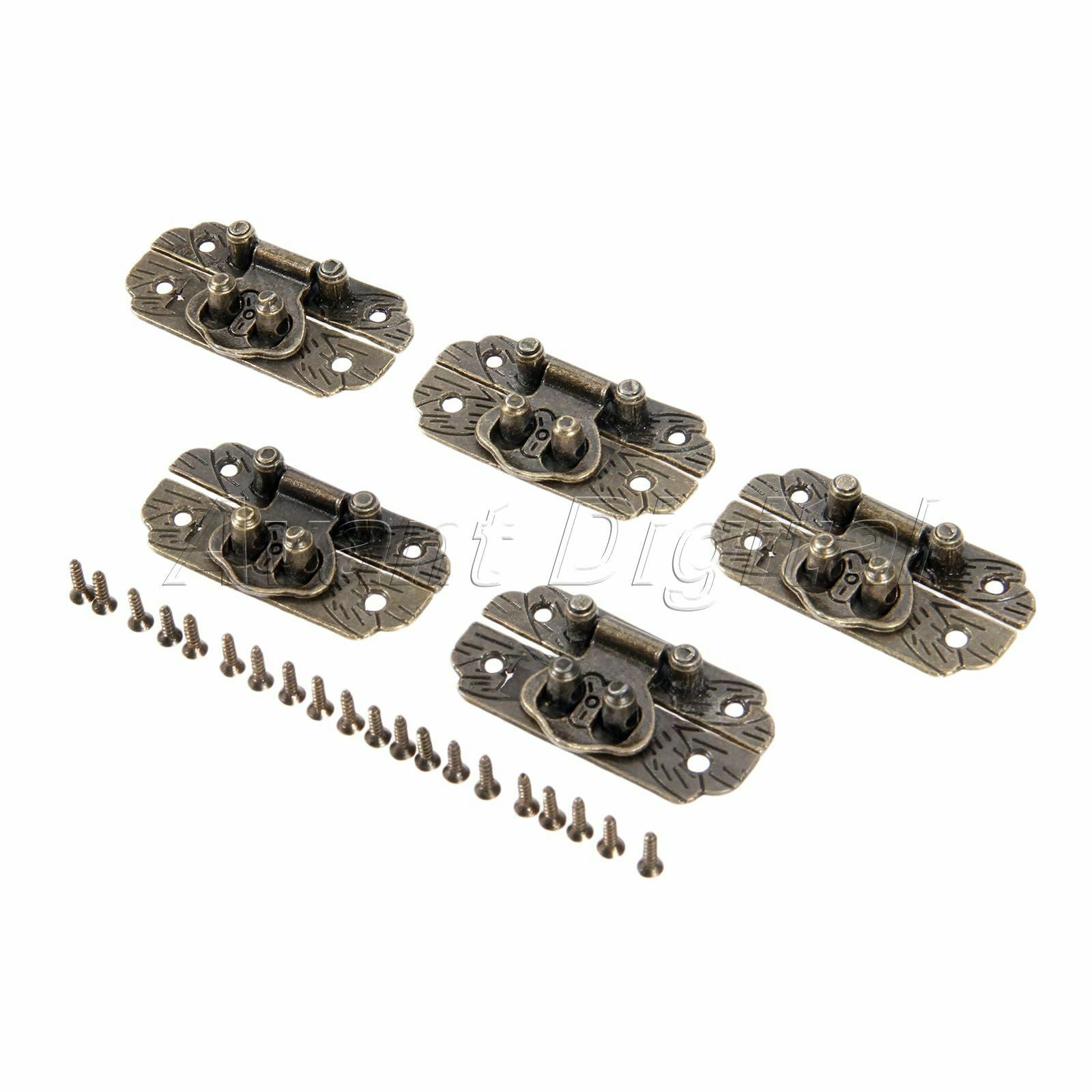 Furniture Hardware Retro Wooden Wine Box Buckle Hasp Zinc Alloy Padlock Latch 5X