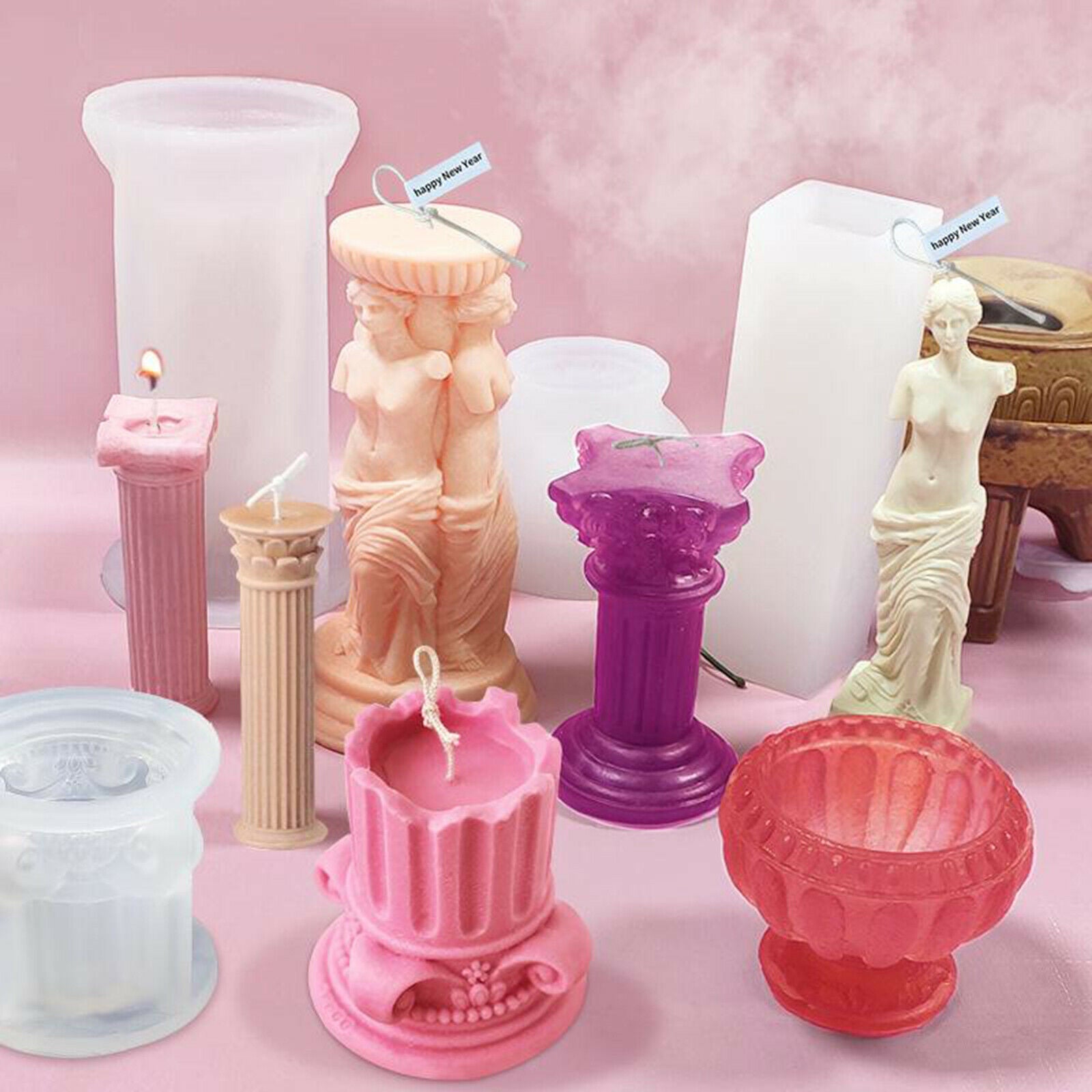 Roman Goddess Silicone Mold Epoxy DIY Soap Making Tool Home Wedding Party