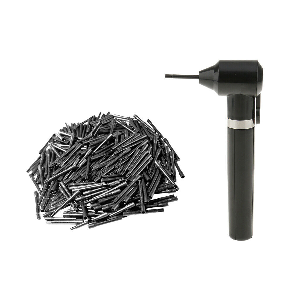 Tattoo Ink Pigment Mixer Machine Color Mixing Agitator + 205pcs Sticks Black